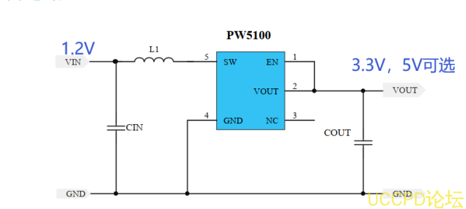 1.2V陞5V電源芯片，1.2V陞3V的IC電路圖方案