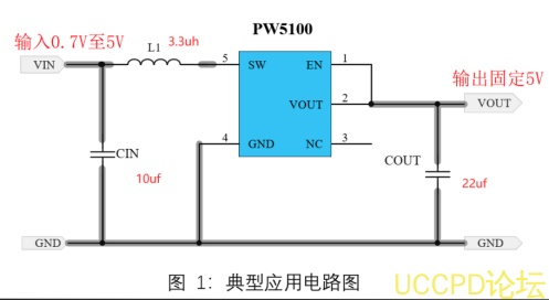 2V升5V的升压芯片，两款芯片电路图