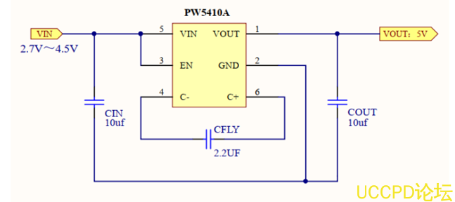 3.7V陞壓5V，3.7V轉5V電路圖芯片