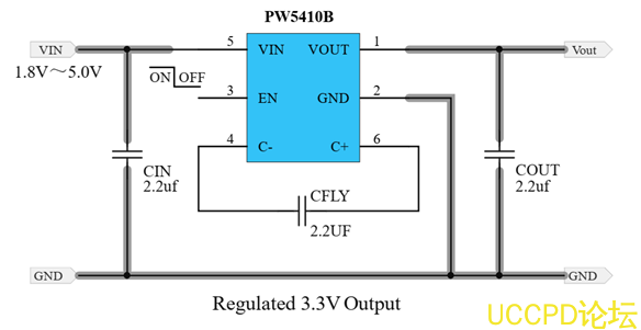 鋰電池陞壓芯片，IC電路圖資料