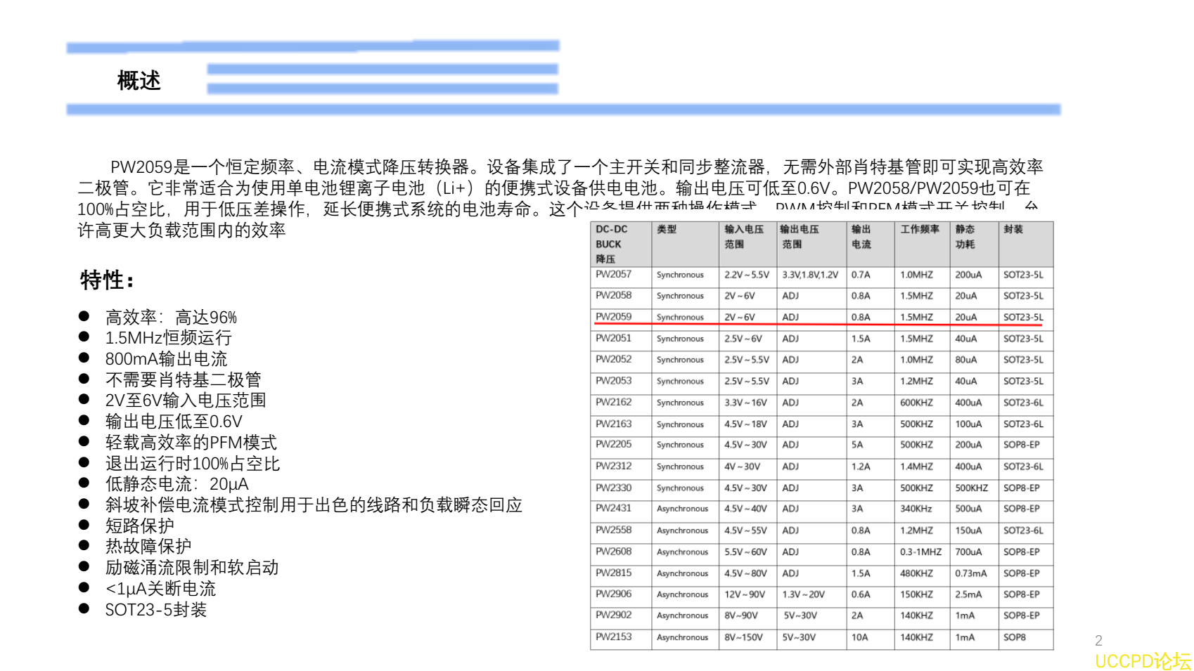 5V降壓1.8V芯片，穩壓電路設計建議PW2059