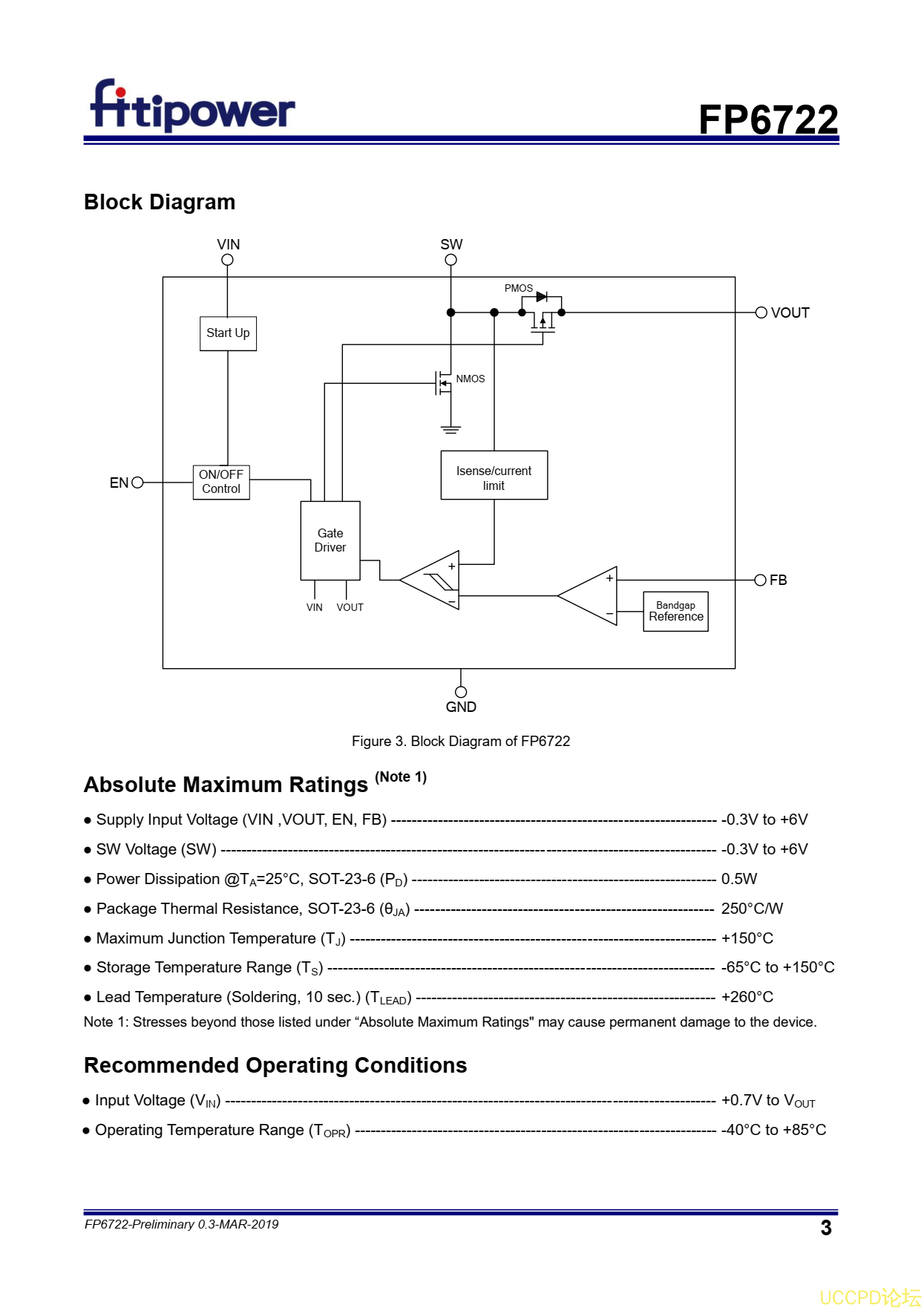 代理天钰FP6722S6原装现货具有0.2uA时非常低的关闭电流的特点，适用于电池供电应用