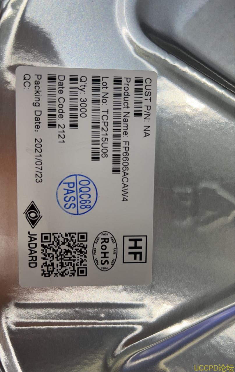 代理天钰FP6606ACAW4芯片USB双端口充电控制器USB-PD/HVDCP用于Type-C，HVDCP用于Type-A