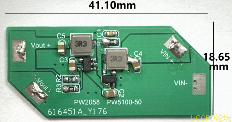 干电池锂电池升降压 3.3V0.5A 恒压输出电路板