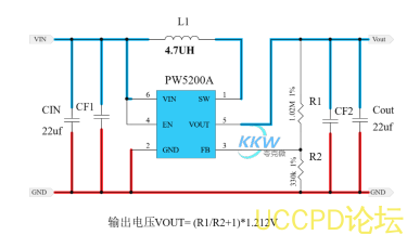 干电池升压 5V，锂电池升压 5V0.5A 电路板， PW5200A