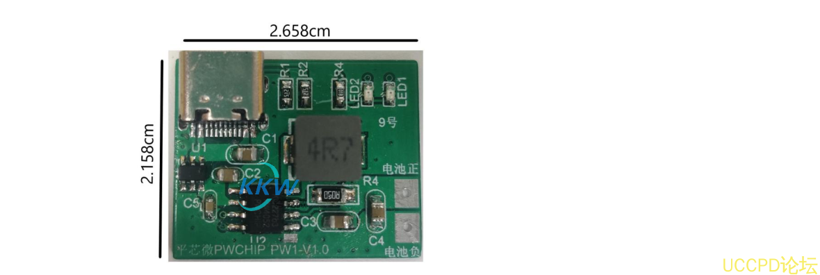 這是一款 USB 輸入電路闆， 可以用於便捷充電設備等。 牠適用於 3.7V 的鋰電池組， 可以支 持多箇併聯或單箇串聯的電池， 充滿電後電壓爲 4.2V。