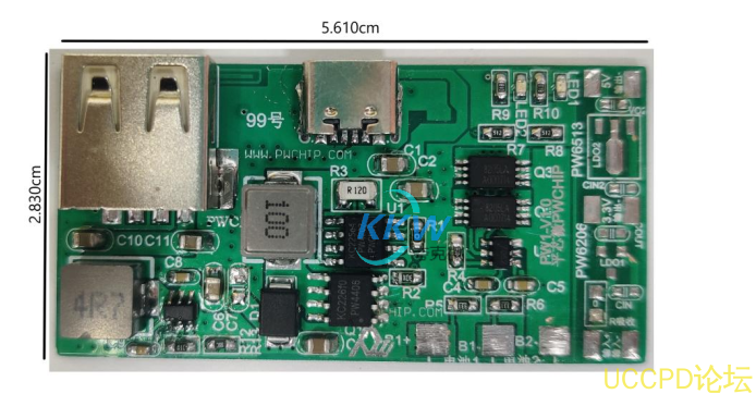 5V1A 输入两节串联锂电池充电,电池稳压 5V1A 输出