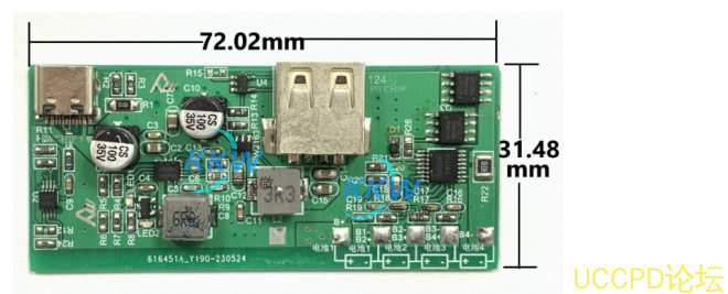  5V-12V2A 快充 PD/QC 給四節鋰電池充電和放電 5V2.4A 和保護闆方案