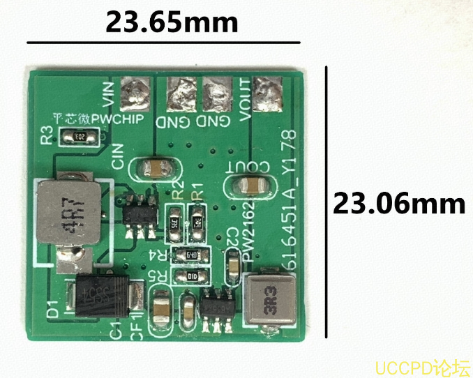 2.5V-5V 陞降壓 3.3V1.5A 恆壓輸齣電路闆