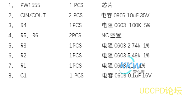  3.3V， 5V， 12V 三段输入， 1A-4A 限流芯片模板 PW1555，输出短路保护