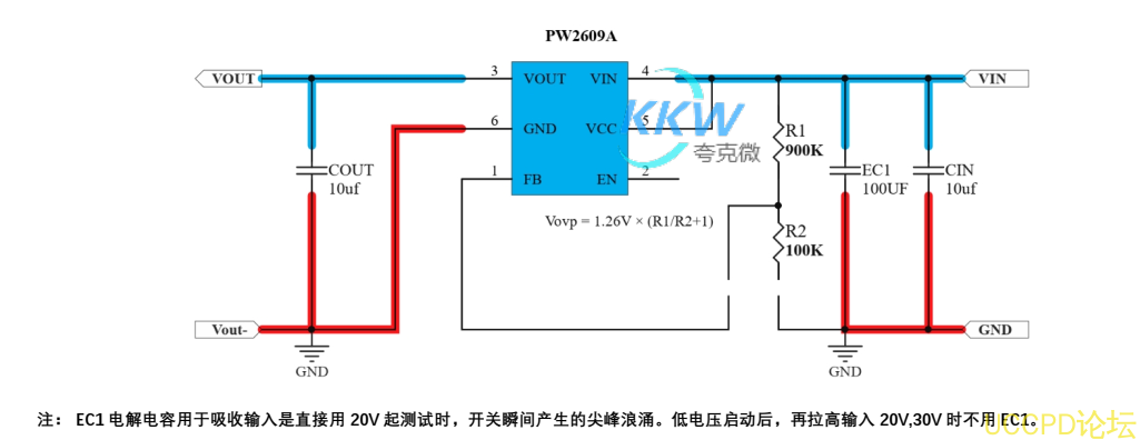 36V 耐压的输入过压保护关闭模板 PW2609A， 6.1V， 12V 保护点